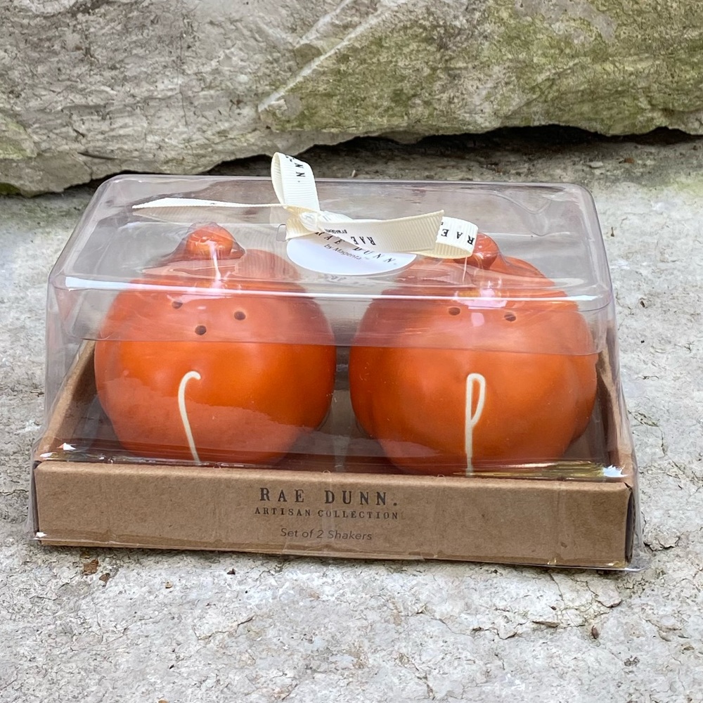 Rae Dunn Salt and Pepper Pumpkin Shakers